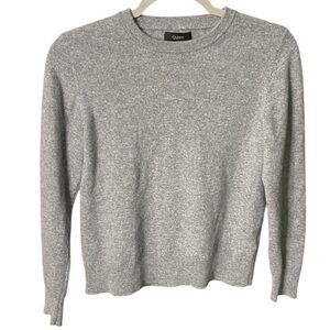 Quince Light Gray Crewneck Sweater